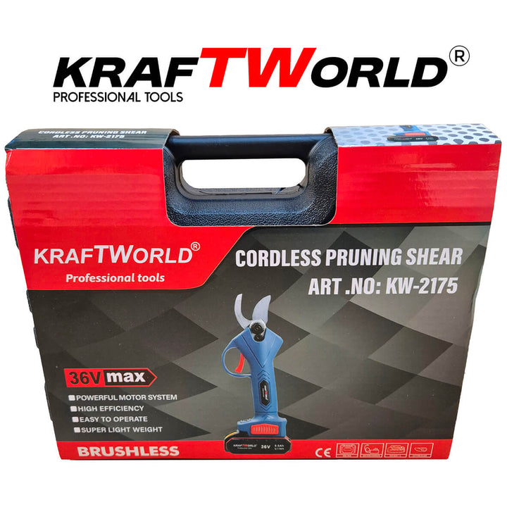 Акумулаторна Лозарска Ножица KraftWorld 36V