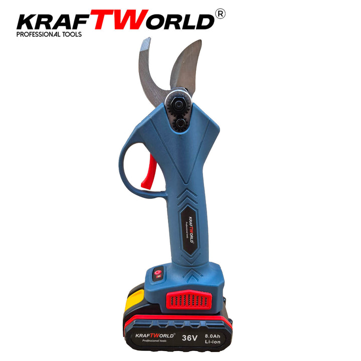 Комплект: Мини Резачка и Лозарска Ножица KraftWorld 36V 8A с 4бр батерии