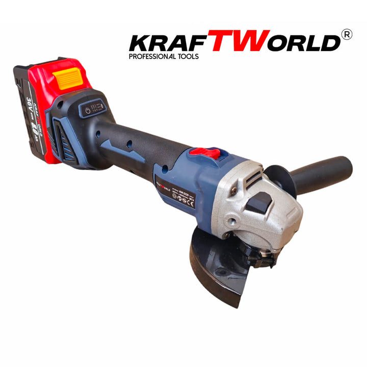 Комплект Акумулаторен Гайковерт и Ъглошлайф 125мм Kraftworld 36V 8Ah