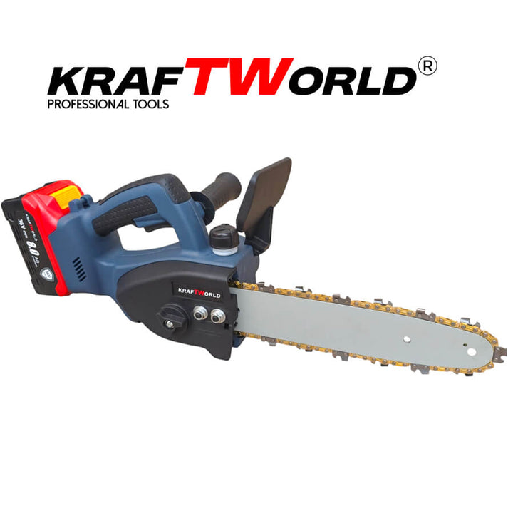 KraftWorld 36V Трион с 2 Батерии и Автоматично Омасляване