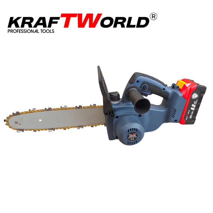 KraftWorld 36V Трион с 2 Батерии и Автоматично Омасляване