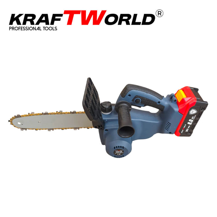 KraftWorld 36V Трион с 2 Батерии и Автоматично Омасляване