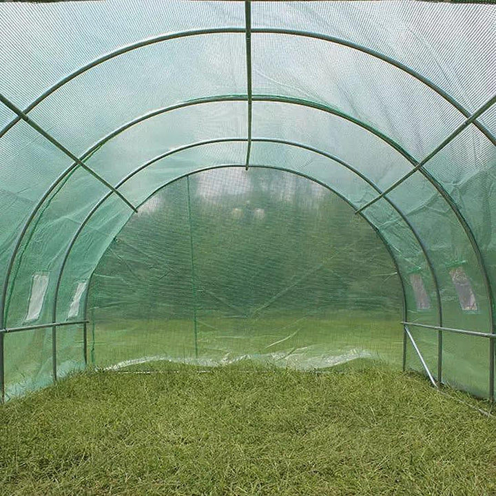 Тунелна оранжерия 800x300x200cm с 2 Врати и 16 прозореца